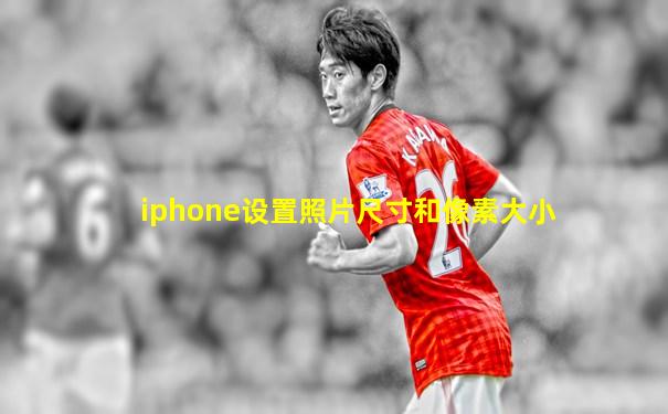 iphone设置照片尺寸和像素大小