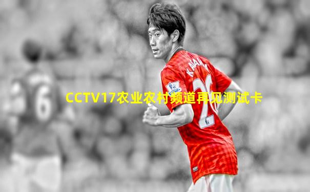 CCTV17农业农村频道再见测试卡